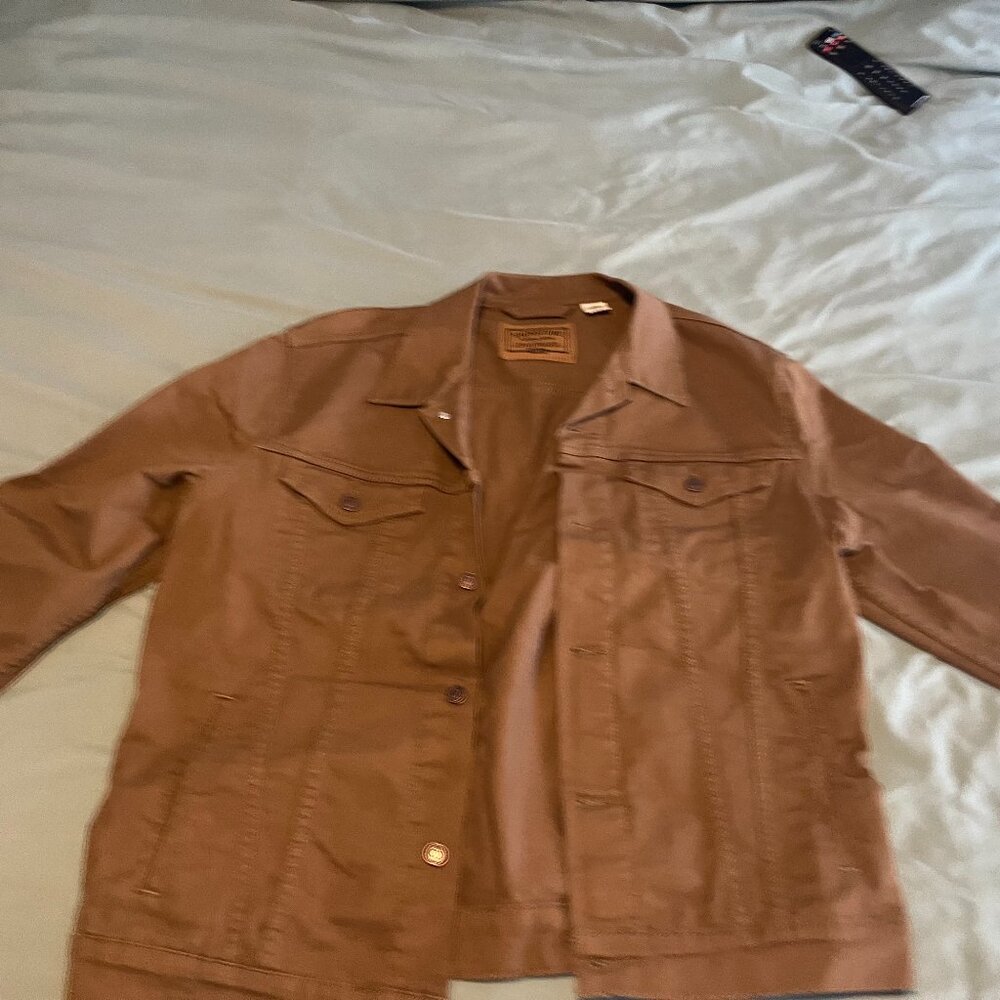 Brown Denim Levi Jacket